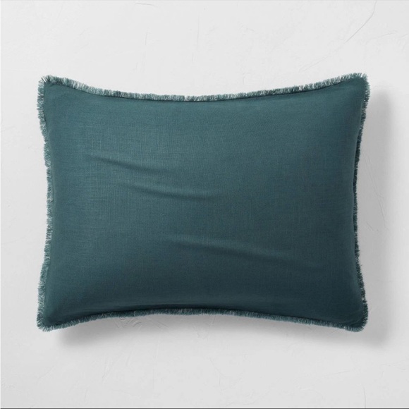 Casaluna Queen Duvet Cover & Sham Teal Blue- New Target - Picture 4 of 4